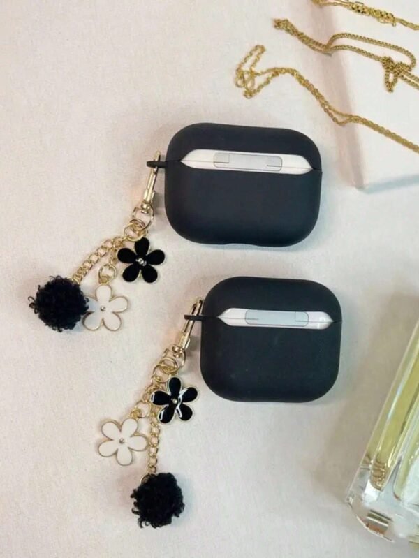Coque chaîne fleur AirPods – Image 2