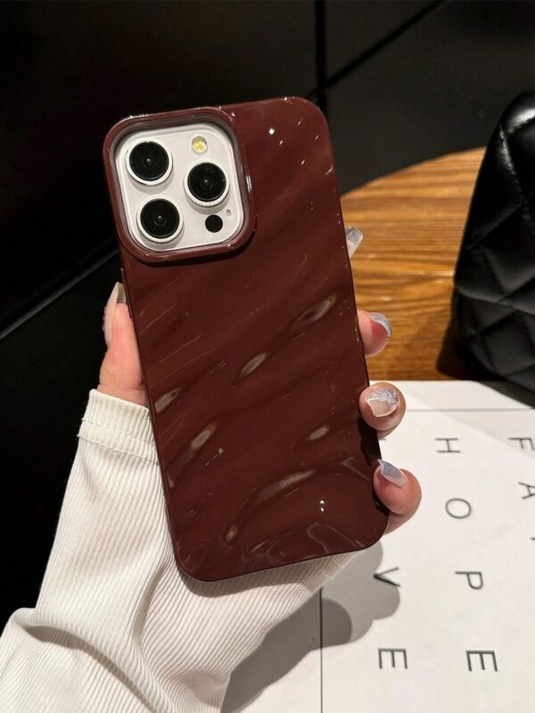 Coque souple 3D pomme bourgogne – Image 3