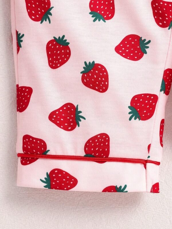 2 pcs chemise fraise bébé – Image 4