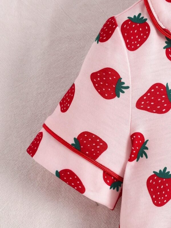 2 pcs chemise fraise bébé – Image 7