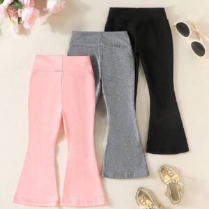 3 pcs pantalons bébé casual assortis