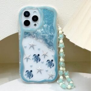 Coque motif gradient ondulé