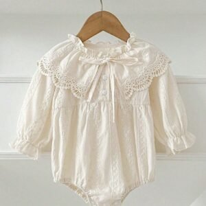 Barboteuse princesse col dentelle