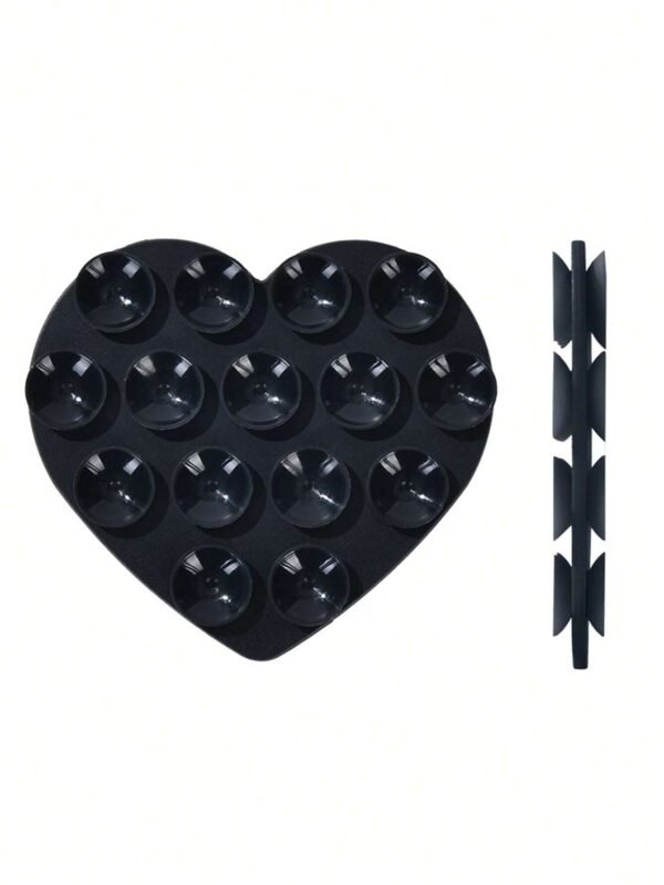 1 pcs Support silicone ventouse cœur – Image 21