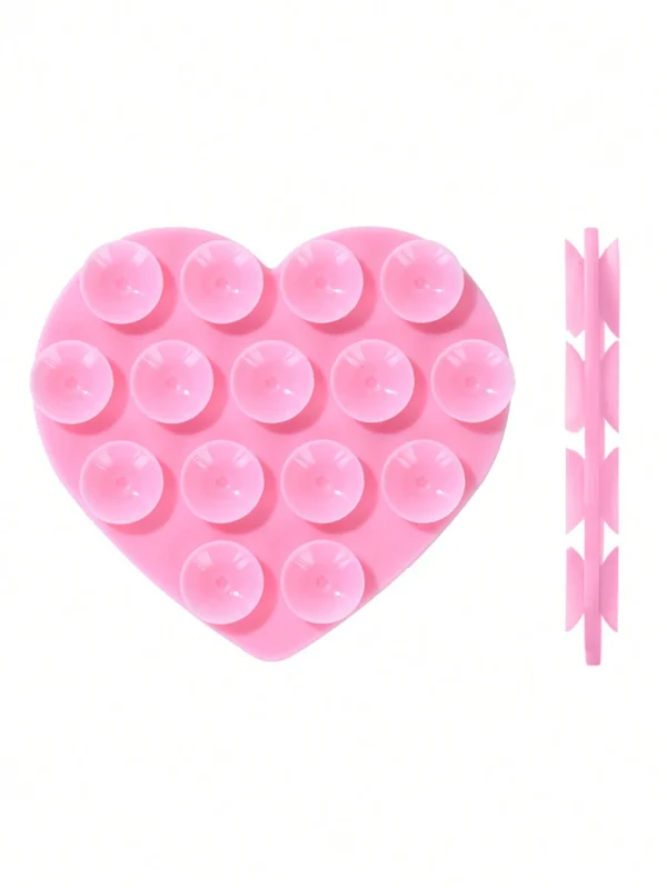 1 pcs Support silicone ventouse cœur – Image 20