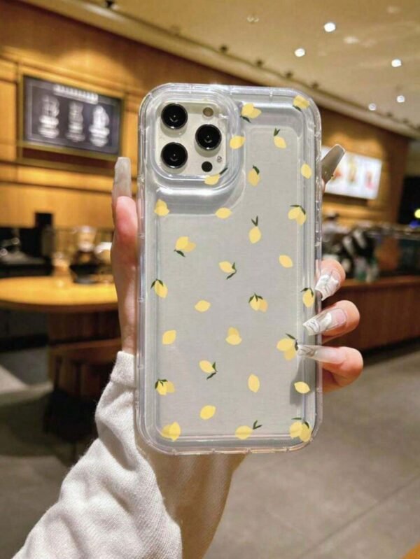 Coque transparente citron anti-chute – Image 4