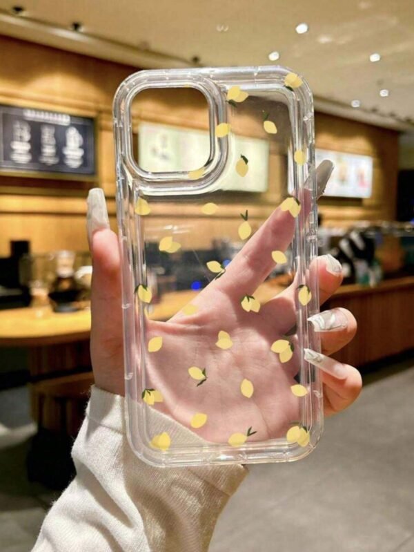 Coque transparente citron anti-chute – Image 3