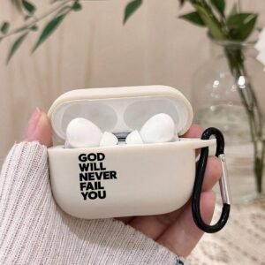 Coque biblique beige avec crochet