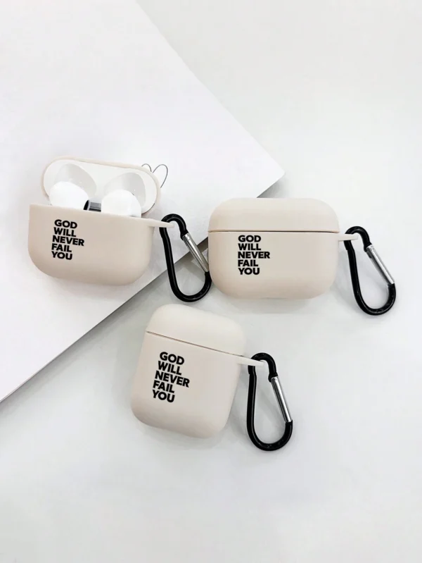 Coque biblique beige avec crochet