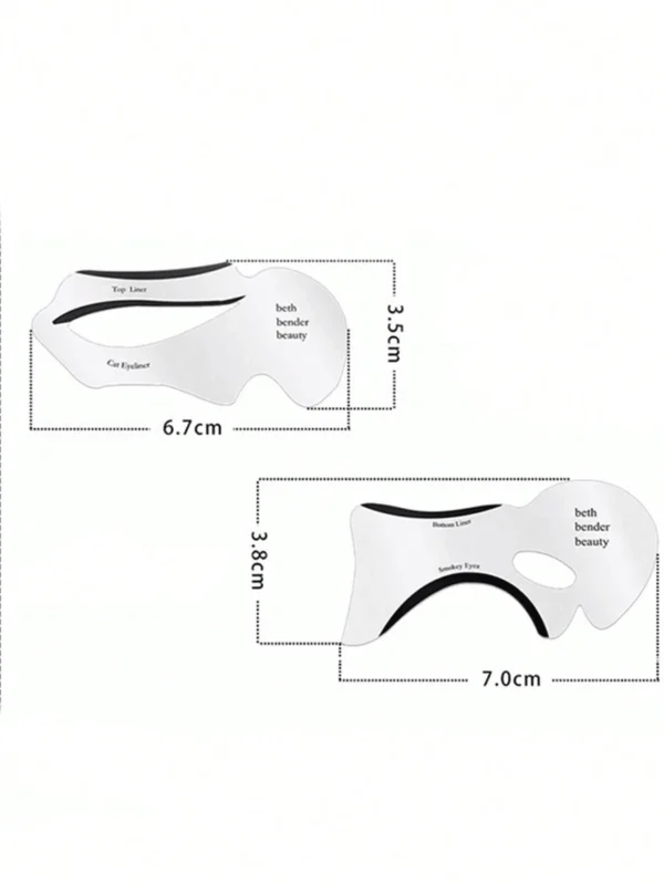 2 pcs pochoirs crayon yeux – Image 4