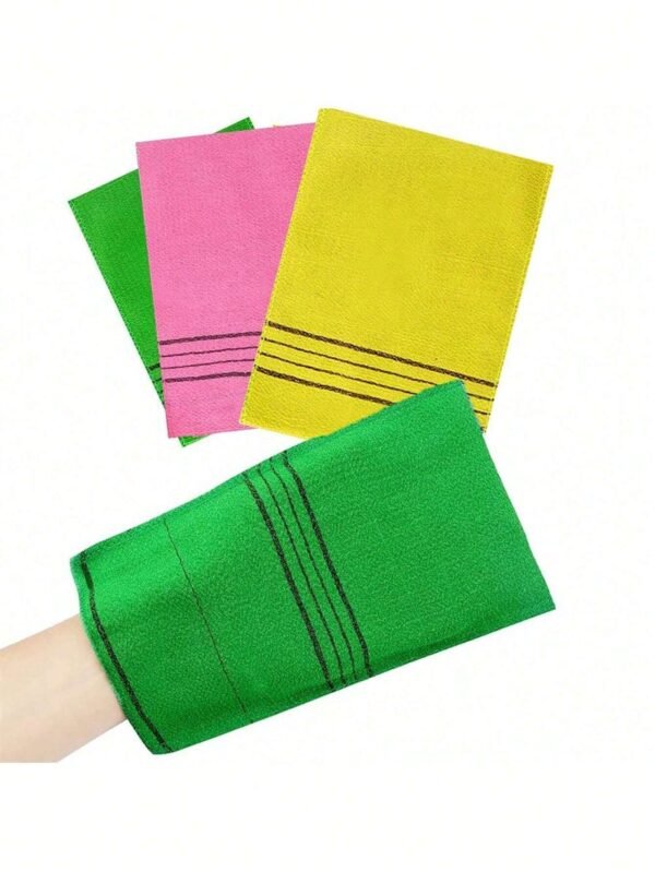 Gant toilette exfoliant 3 pcs