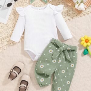 3 pcs combinaison + pantalon + bandeau