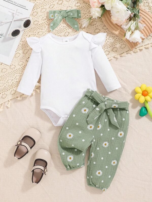 3 pcs combinaison + pantalon + bandeau