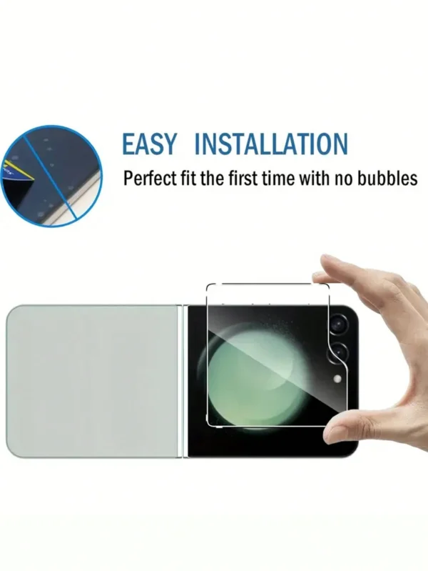 3 pcs verre Galaxy Z Flip – Image 3