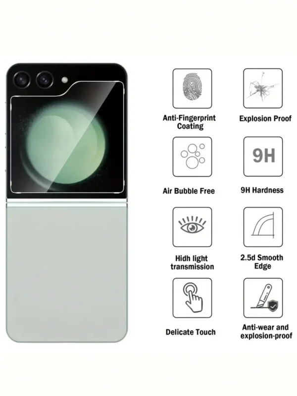 3 pcs verre Galaxy Z Flip – Image 2