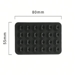 Support gel ventouse silicone