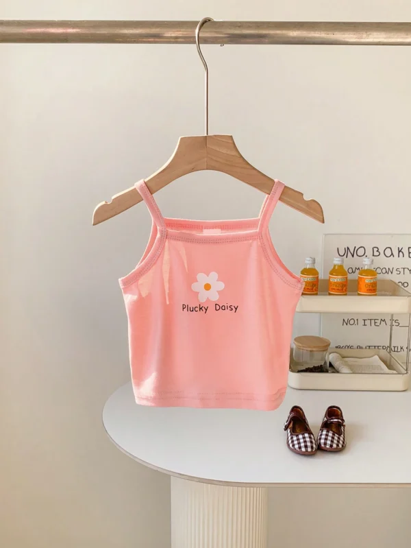 3 pcs ensemble débardeur short floral – Image 6