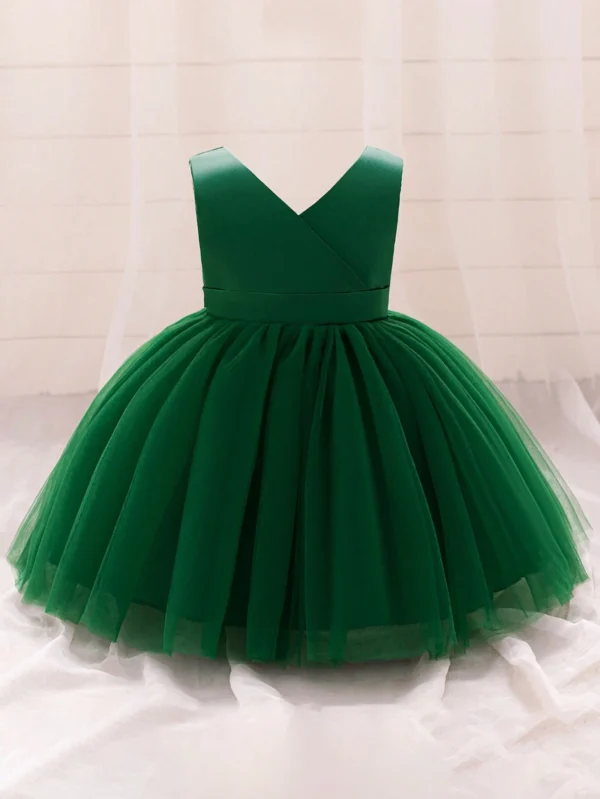 Robe demoiselle col nœud – Image 3