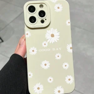 Coque motif marguerite Apple