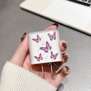 5 pcs chargeur violet 20W