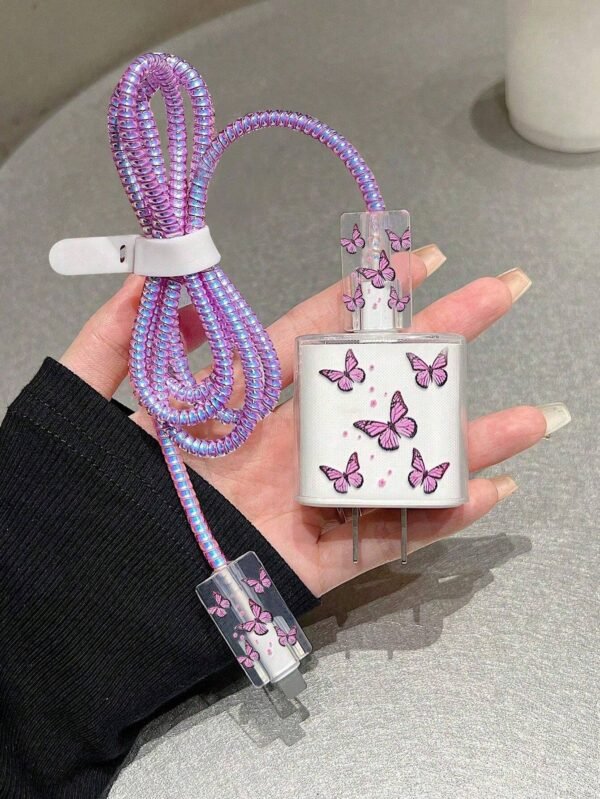 5 pcs chargeur violet 20W – Image 5
