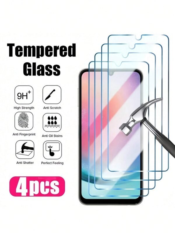 4 pcs verre Galaxy S24