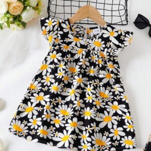 Robe princesse manches courtes bébé