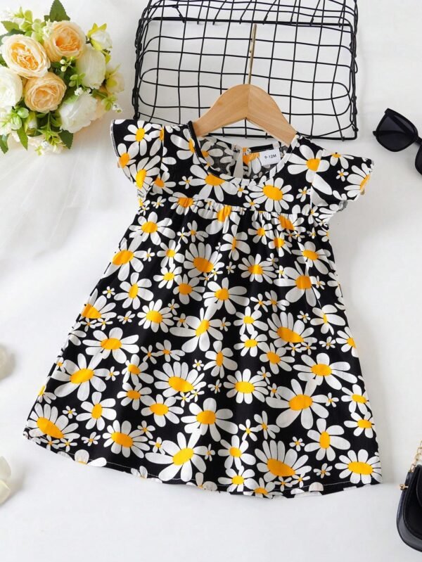 Robe princesse manches courtes bébé