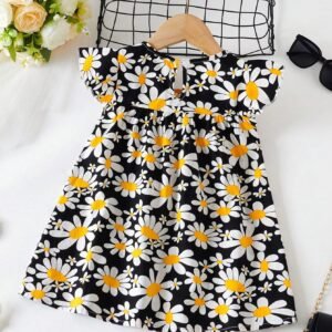 Robe princesse manches courtes bébé