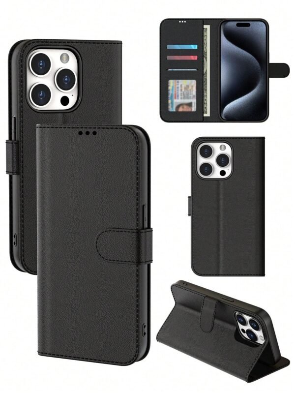 Étui portefeuille iPhone Samsung
