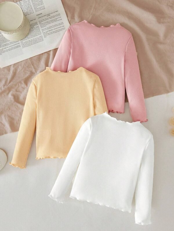 3 pcs tops volants tricot – Image 2