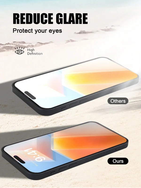 1 pc verre mat iPhone – Image 5