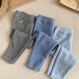 3 pcs pantalons tricot automne