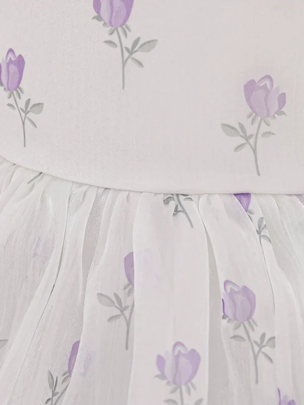 Robe demoiselle maille nœud – Image 6