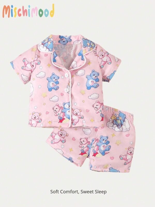 Ensemble 2 pcs panda short