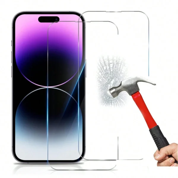 3 pcs verre 9H multi-iPhone – Image 3