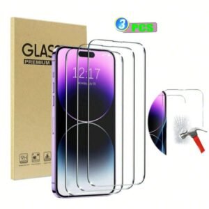 3 pcs verre 9H multi-iPhone