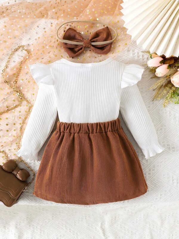3 pcs top jupe chouchou – Image 2