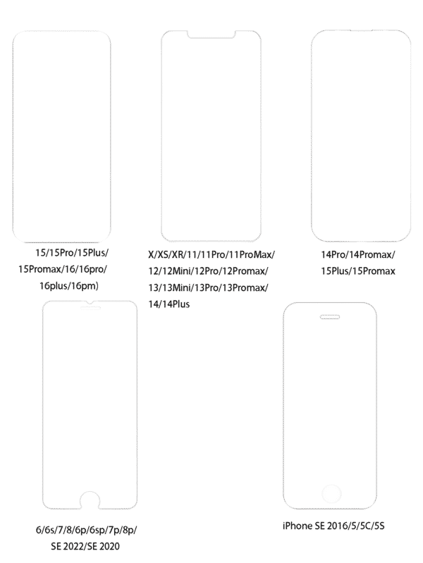 3 pcs verre iPhone HD – Image 8