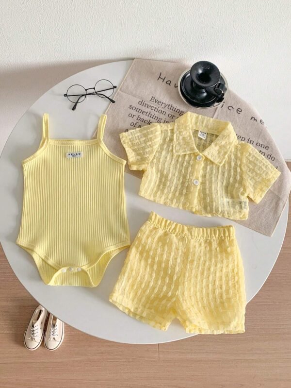 3 pcs short bretelles