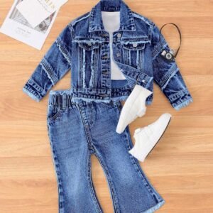 Ensemble denim délavé