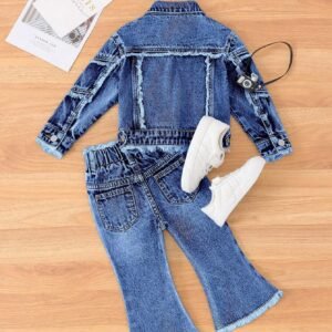 Ensemble denim délavé
