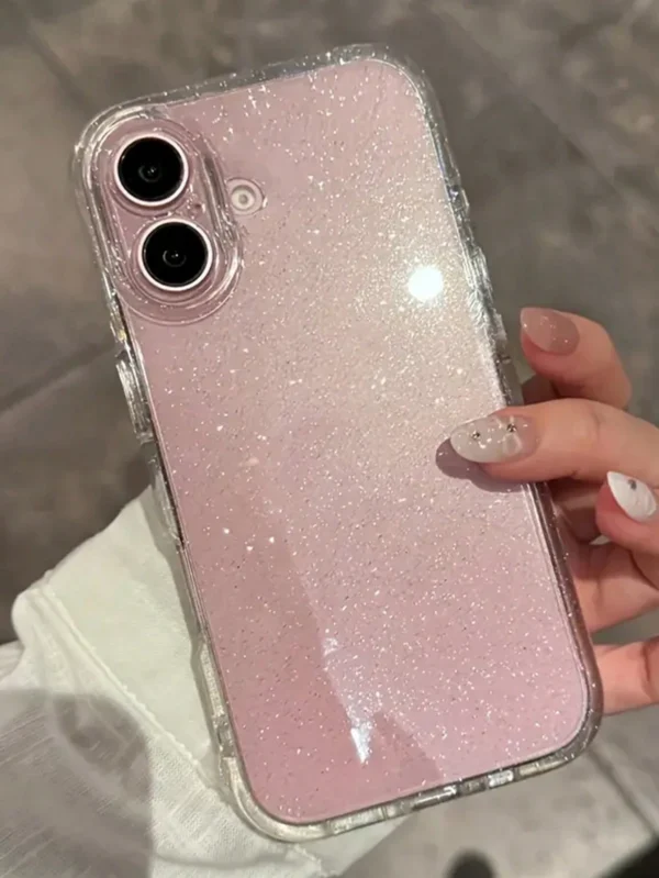 Coque pomme avec paillettes