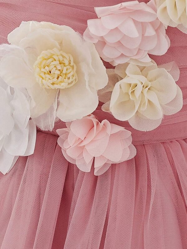 Robe mariée fleurs 3D – Image 6