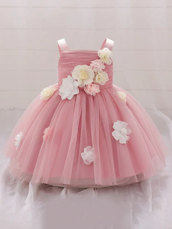 Robe mariée fleurs 3D