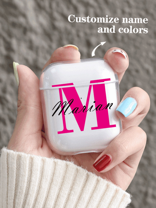 Coque personnalisée nom AirPods – Image 2