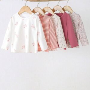 5 pcs basics manches longues
