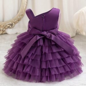 Robe princesse prune foncé