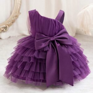 Robe princesse prune foncé