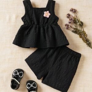 Ensemble haut short floral